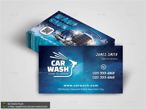 Car Wash Business Cards 的图像结果