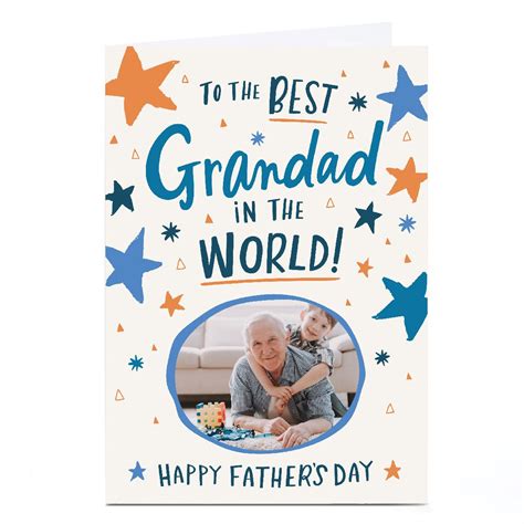 Buy Photo Ebony Newton Father's Day Card - Best Grandad in the World ...