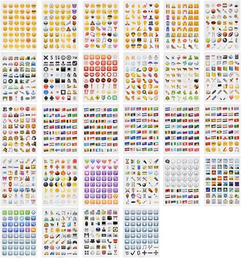 Omlopp iOS 9.1 Emoji Stickers - 28 Sheets Pack with More India | Ubuy