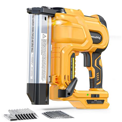 Cordless 2" Brad Nailer for Dewalt 20V Battery (No Battery), 2-in-1 ...