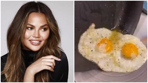 Chrissy Teigen shows you how to cook perfect sunny-side up eggs in new ...