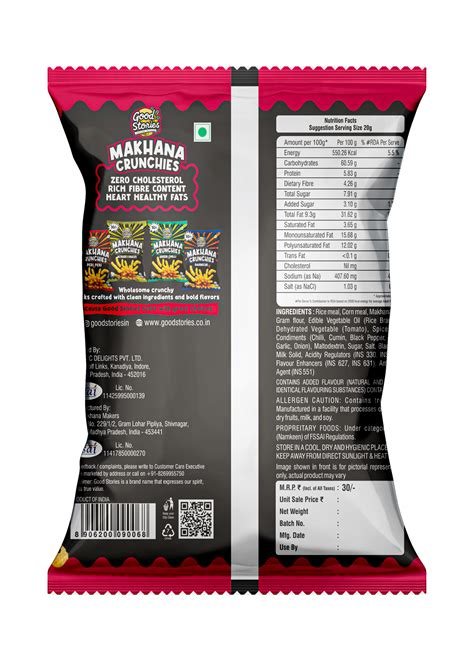 Good Stories Makhana Crunchies – Juicy Tomato – goodstoriesstore