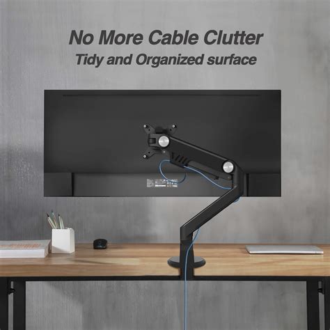 Buy AVLT Single 13"-38" Monitor Arm Desk Mount fits One Flat/Curved ...