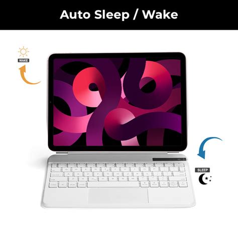 TECPHILE P109 Magic Wireless keyboard Case for iPad | Concept Kart