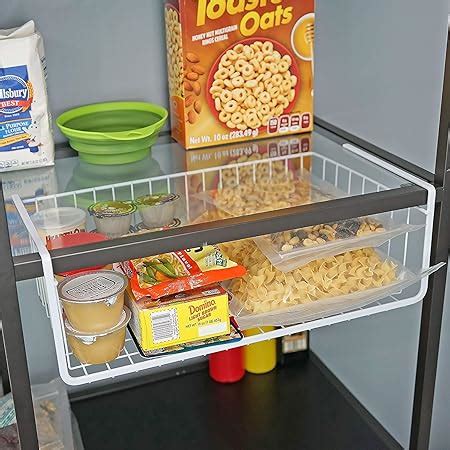 Home Creations Metal Under Cabinet Storage Shelf Wire Basket for ...