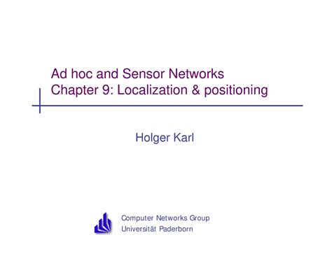 Sensys-ch9-localization - Computer Networks Group Universität Paderborn ...