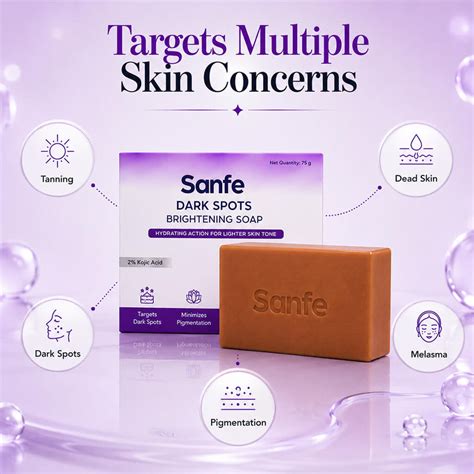 Sanfe Kojic Acid Soap for Dark Spots & Pigmentation