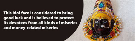 Buy Devi MATA Face/Mukhota/Idol for Pooja Room/Wall (PolyFiber) Black ...