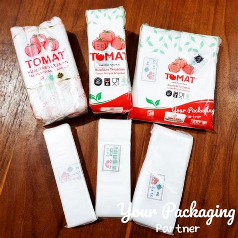 Jual PLASTIK ES LILIN PE TOMAT 3X25 4X15 5X15 6X16 BUNGKUS MINUMAN ES ...