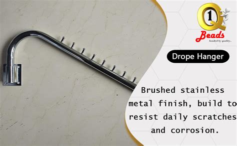 Q1 Beads Alloy Steel Swivel Hook Rail 12 Pin Display Hooks Wall Drope ...