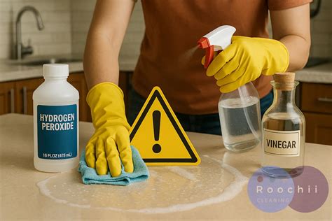 Mixing Hydrogen Peroxide And Vinegar | Roochii Cleaning
