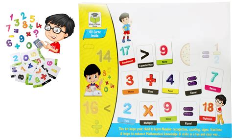Buy Glan Numbers 1 to 10 Flash Cards for Kids Toddlers Early Learning ...