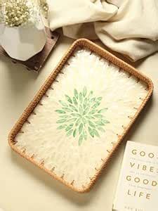 Habere India-All the Cultures Fabricating India Cane Rattan Tray ...