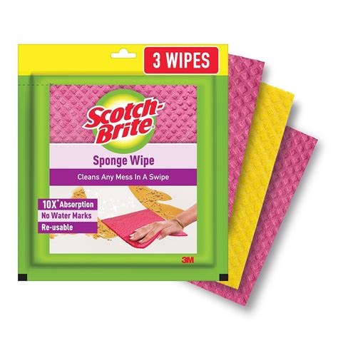 Scotch-Brite Multi-purpose , Easy to use kitchen cleaning Sponge Wipe ...