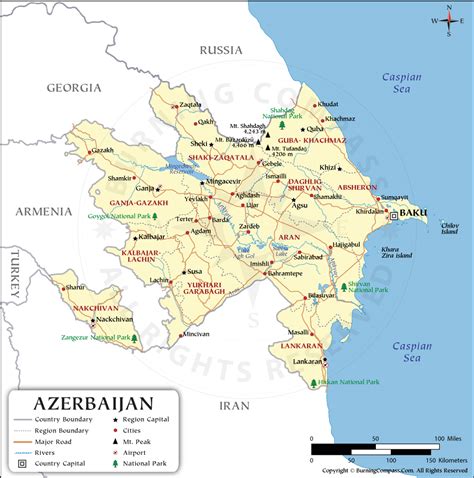Azerbaijan Map