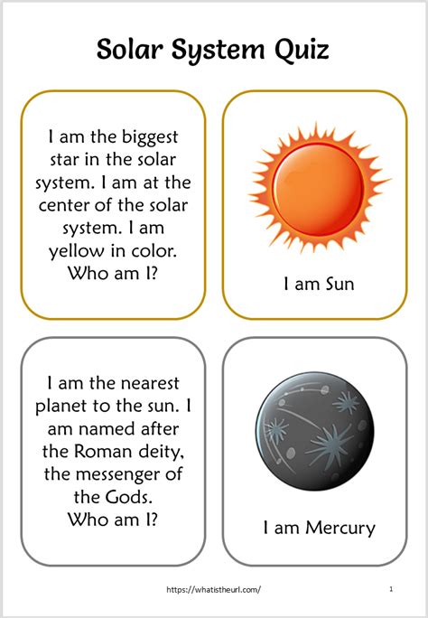 Image result for Solar System Learning Questions