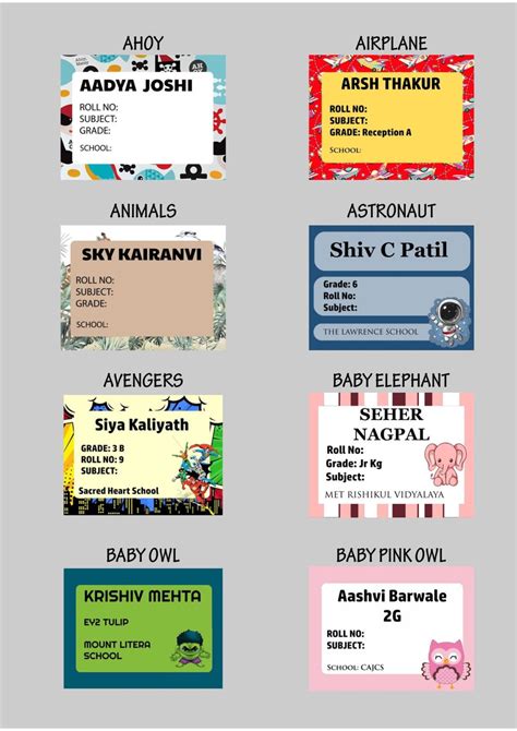 Book Labels & Stickers - Set of 20 4688741662851 – Chatterbox Labels