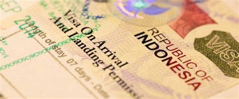 印尼签证有哪些类型？如何办理？