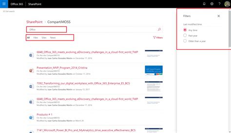 Image result for SharePoint Using Search to Filter Content