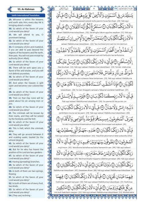 Surah Rahman In English Transliteration: Read Ar-Rahman Online 78 Verses