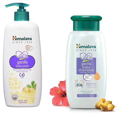 Buy Himalaya Baby Shampoo (400 ml) and Gentle Wash (400ml) Combo Online ...