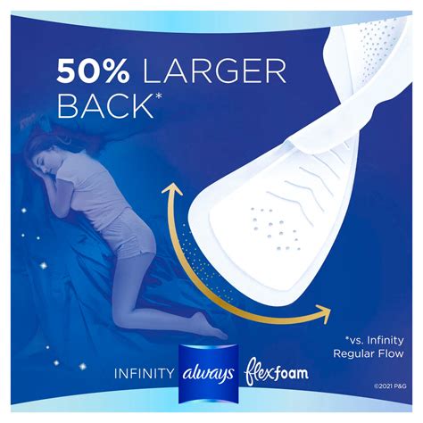 Always Infinity Flex Foam Size 5 Extra Heavy Night | Quecan Distribution