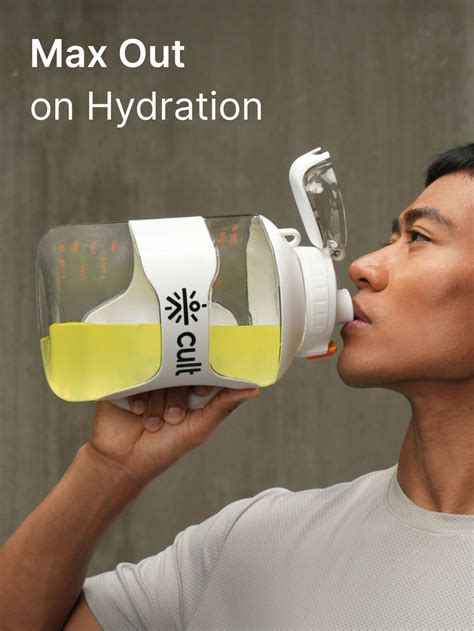 Buy cult Gallon Bottle 2.2L Unisex White Online in India | Cult Store