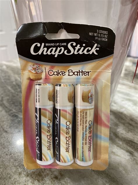 Cake Batter 3 Sticks ChapStick Sealed Pack Lip Balm India | Ubuy