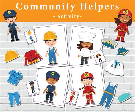 Time to Help! Preschool Community Helpers Activities & Printables ...