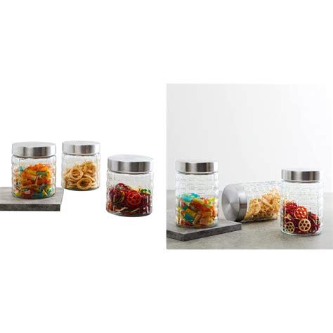 Buy Home Centre Spinel Ether Textured Spice Jar - 900ml - Set of 3+Home ...