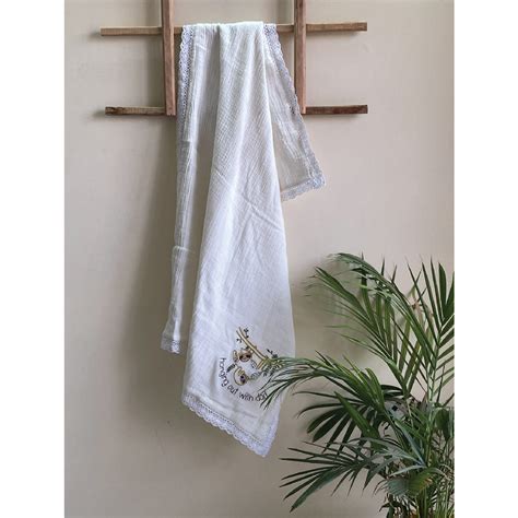 Hanging out with Dad Crinkled Muslin Dohar – Bhaakur