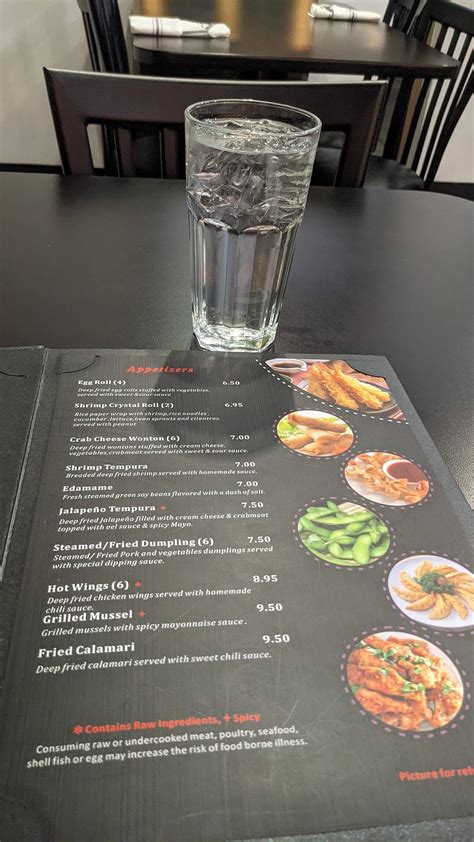 Menu at Mt Asian One restaurant, Loveland