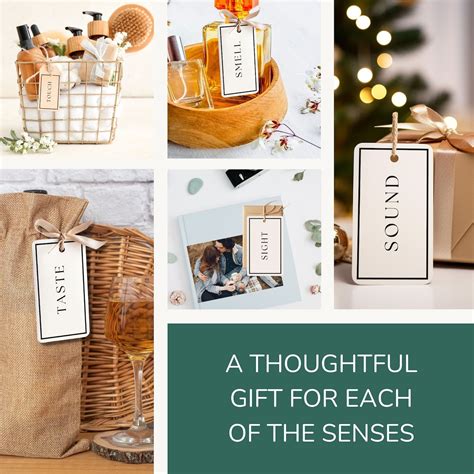 5 Senses Gift Tag Printable, Anniversary Card, Thoughtful Gifts for ...