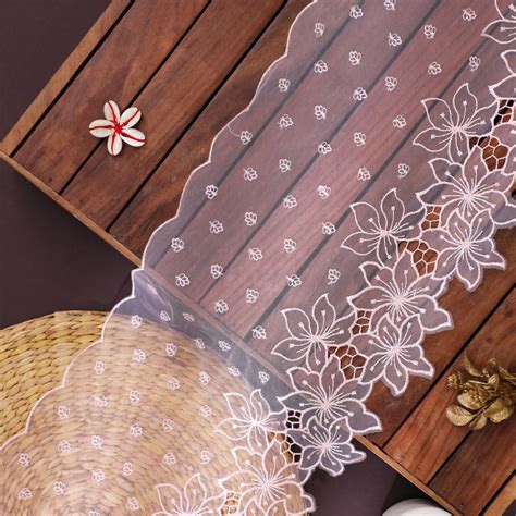Premium Quality Pink Net Lace – SMD TRIMS