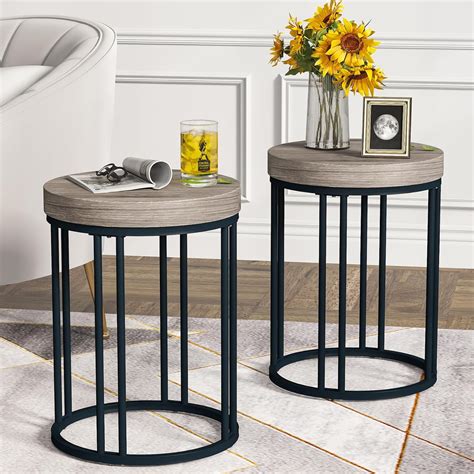 Tribesigns Round End Side Table