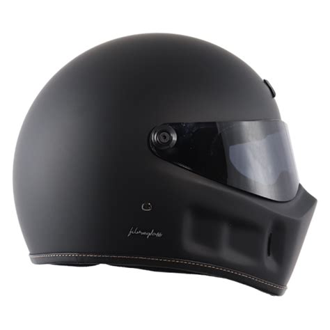 AXOR Retro Dominator Dull Black Helmet– Moto Central