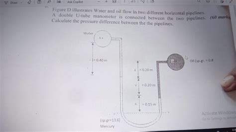 To solve this problem, we need to calculate the pressure difference ...