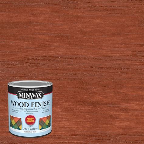 Minwax Wood Finish Water-based Burnt Sienna Mw1156 Semi-transparent ...