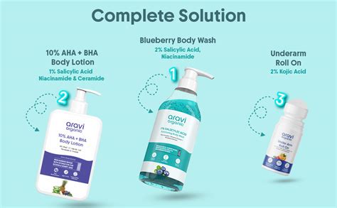 Buy Aravi Organic 2% Salicylic Acid Exfoliating Body Wash with ...