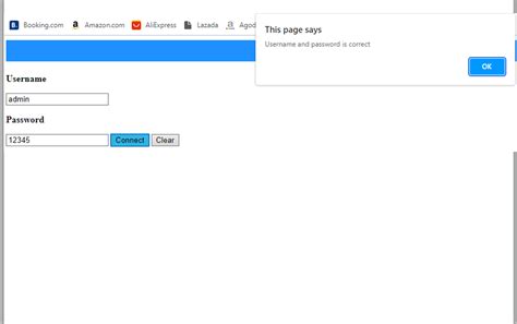 Image result for Log in Page. JavaScript in HTML