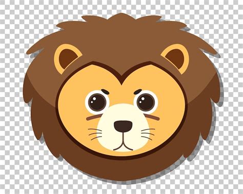 Happy cartoon lion face Images - Free Download on Freepik