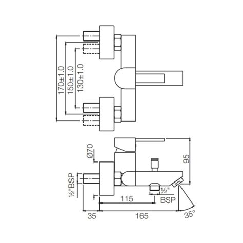 Jaquar 2 Way Wall Mixer D'Arc DRC-CHR-37119 Normal Flow - Chrome Finish ...
