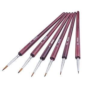 eBoot Detail Paint Brush Set Miniature Brushes for Watercolor and ...