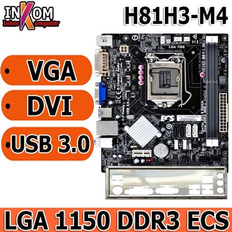 Promo Mainboard Mobo Intel LGA 1150 H81 MSI - ECS - Kota Bekasi - INKOR ...