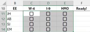 Image result for Excel Form with Checkboxes Numeric Value