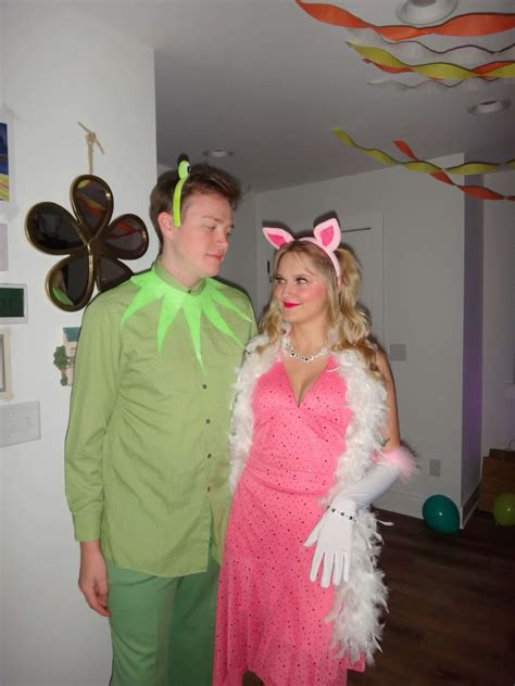 Kermit and miss piggy Halloween costume | Clever halloween costumes ...