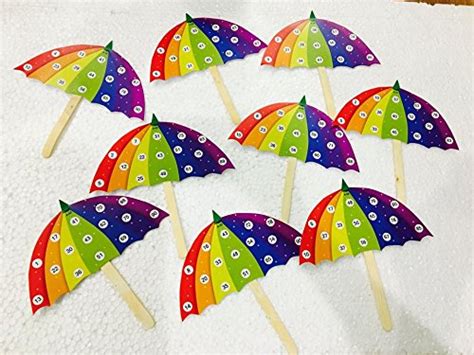 Buy Kitty Partyy Rainy Season Umbrella Tambola Ticket Online at Low ...