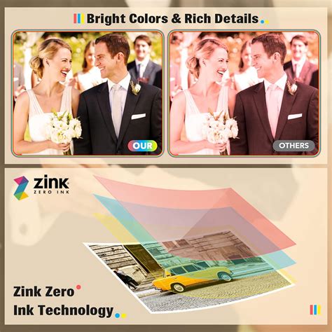 Buy Zink Photo Paper 2x3″ , Liene Premium Photo Printer Paper (50 ...