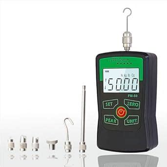 Digital Force Gauge FM-50 with N/LB/Kg/Oz Units, Push Pull Dynamometer ...