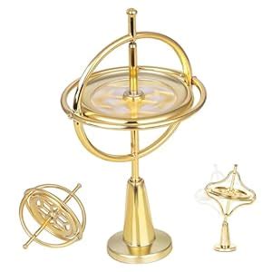 Buy Gyroscope, Desktop Floating Rotating Stress Relief Gyroscope, Metal ...